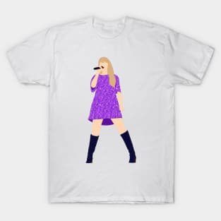 Anti-Hero Midnights Eras Purple T-Shirt Dress T-Shirt